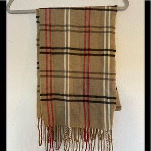 plaid scarf